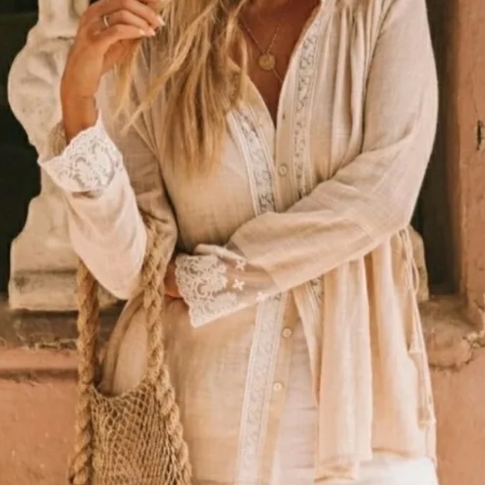 VHTF SPELL PALOMA BLOUSE (M) - Picture 2 of 13